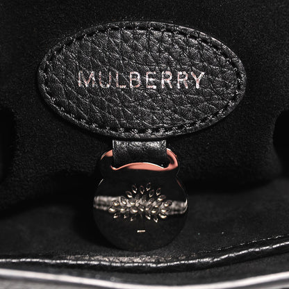 Mulberry Soft Grain Calfskin Medium Lily Flap Black Nickel 6 of 11
