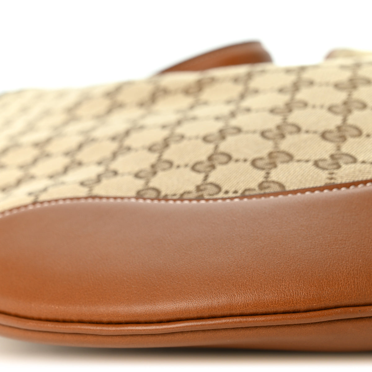 Monogram Micro GG Maxi Shoulder Bag Dark Brown
