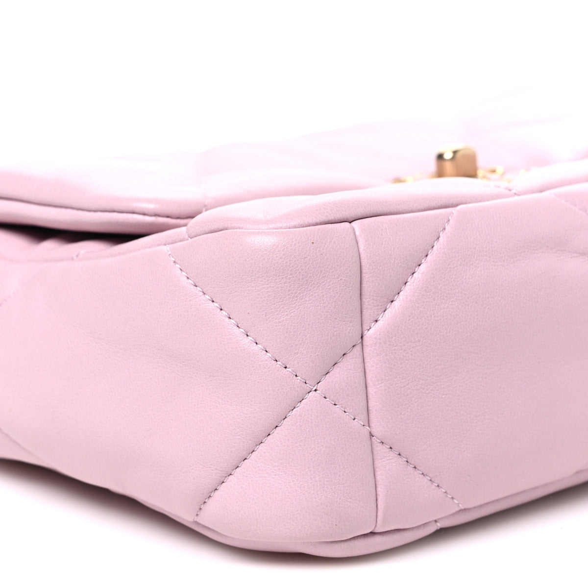 Chanel Lambskin Quilted Medium Chanel 19 Flap Light Pink 8 of 10