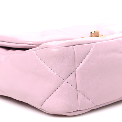 Chanel Lambskin Quilted Medium Chanel 19 Flap Light Pink 8 of 10