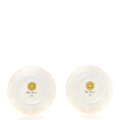 Hermes Porcelain Soleil d'Hermes Bread and Butter Plate Set of 2 3 of 8