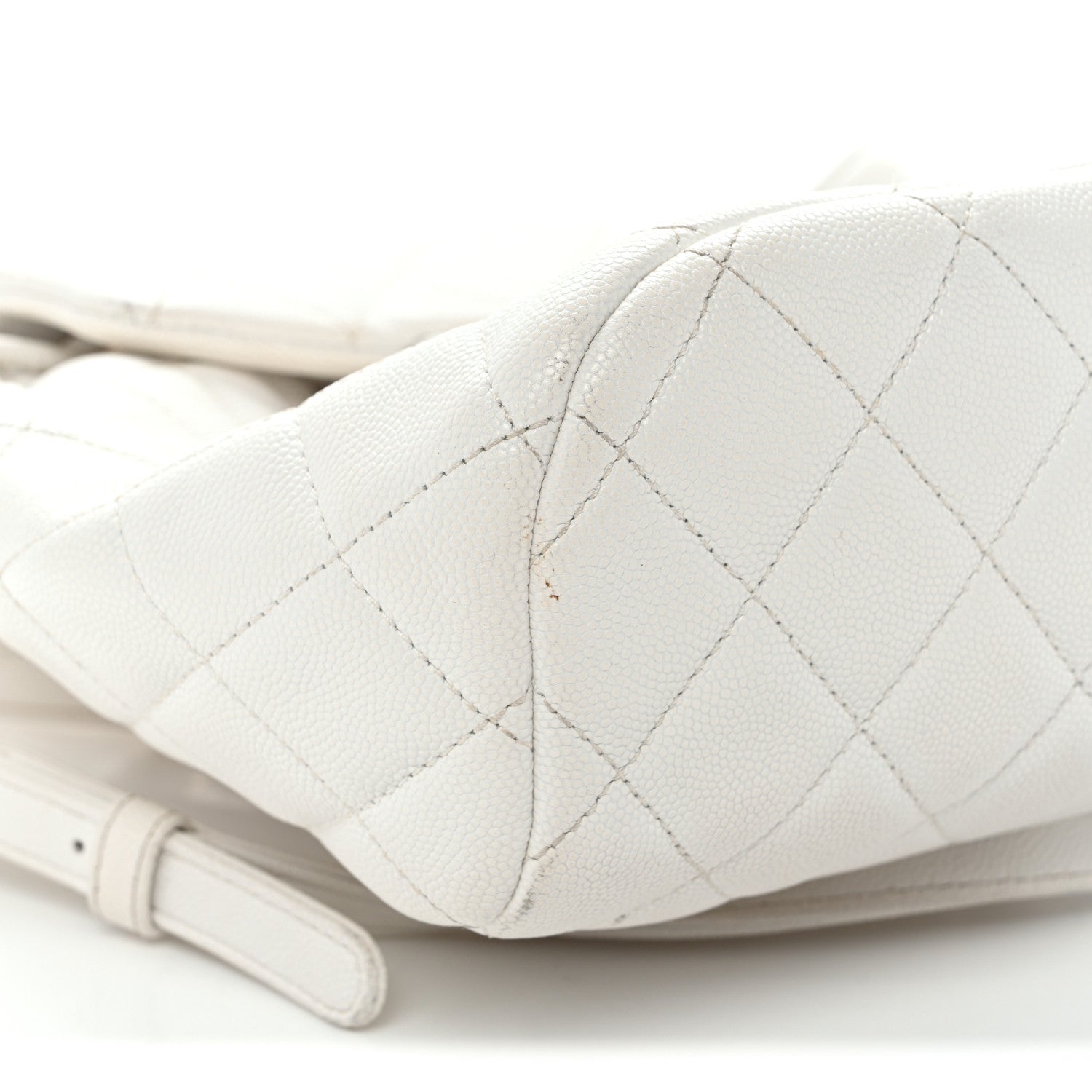 Chanel Caviar Quilted Mini Urban Spirit Backpack White 9 of 11