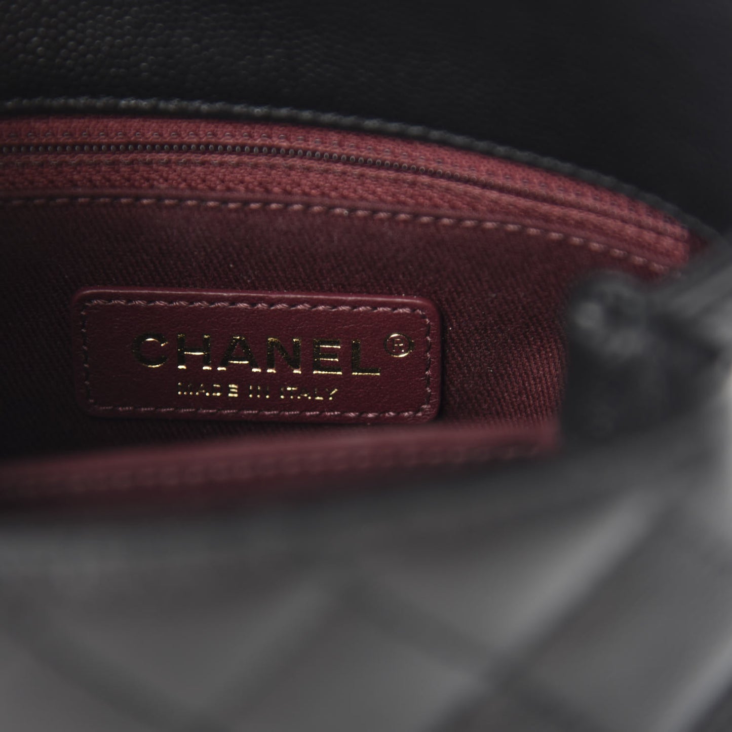 Caviar Quilted Extra Mini Coco Handle Flap Black