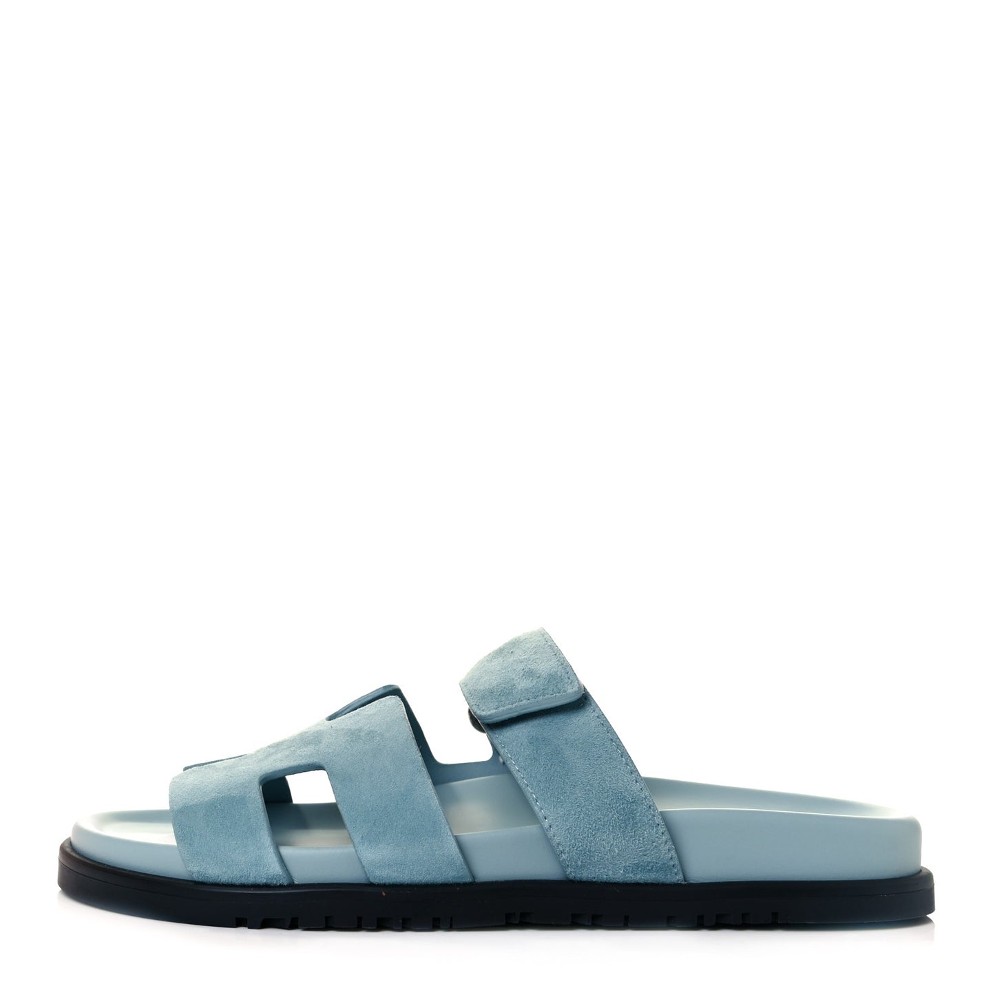Suede Goatskin Womens Chypre Sandals 39 Vert d'eau