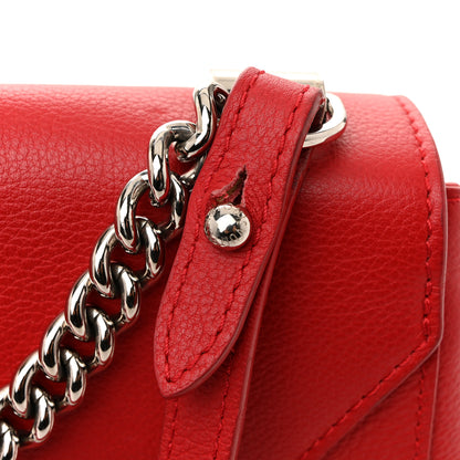 Louis Vuitton Calfskin Lockme II Chain Bag BB Rubis 15 of 17
