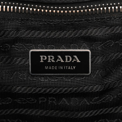 Prada Nylon Vela Saffiano Drawstring Shoulder Bag Black 6 of 11