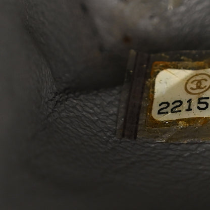 Chanel Iridescent Calfskin CC East West Shopping Tote Light Grey 7 of 14