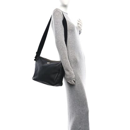 Prada Vitello Daino Medium Messenger Bag Black 2 of 9