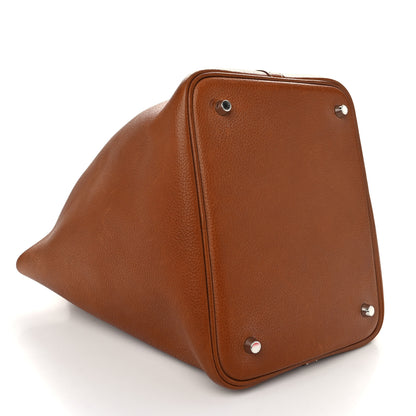 Hermes Barenia Faubourg Picotin Lock 22 MM Fauve 3 of 9