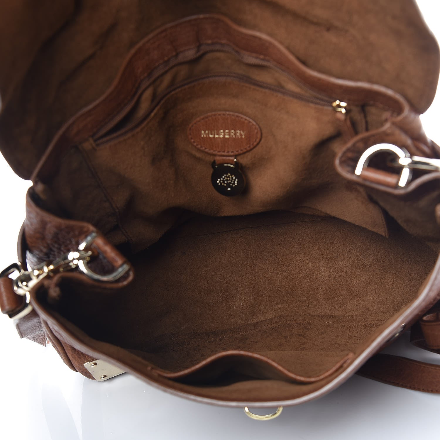 Mulberry Shiny Grained Lambskin Travel Day Oak 5 of 17