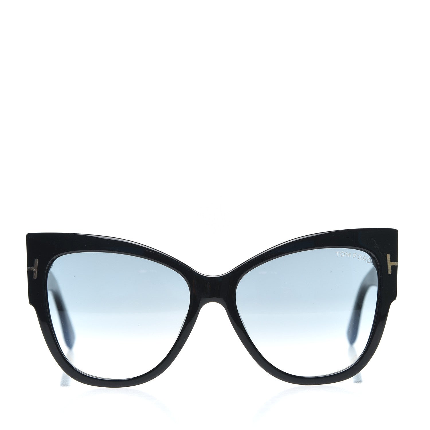 Tom Ford Acetate Anoushka Cat Eye Sunglasses TF371 Black 2 of 7