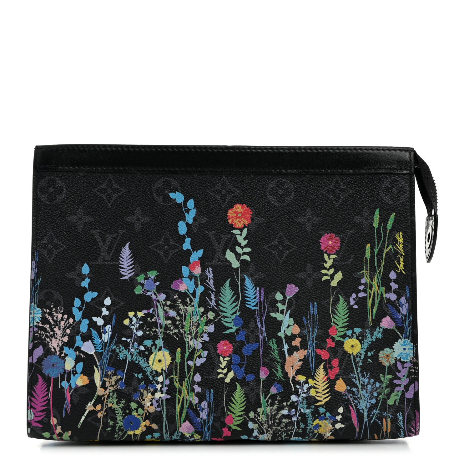 Louis Vuitton Monogram Eclipse Folia Pochette Voyage MM 1 of 7
