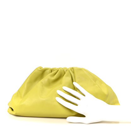 Bottega Veneta Smooth Butter Calf The Pouch Oversized Clutch Kiwi 2 of 11