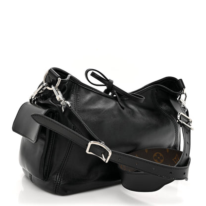 Louis Vuitton Lambskin CarryAll Cargo Vibe PM Black 3 of 10