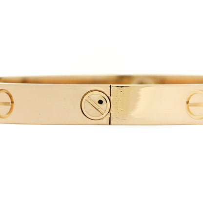 Cartier 18K Yellow Gold LOVE Bracelet 18 5 of 9