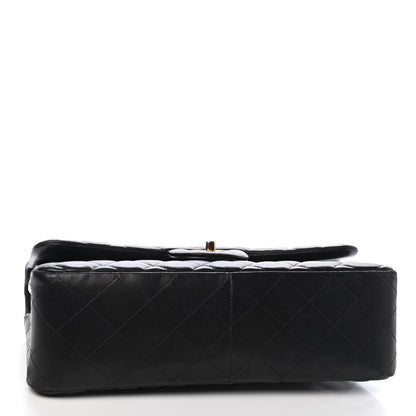 Chanel Lambskin Quilted Jumbo Double Flap Black 4 of 11