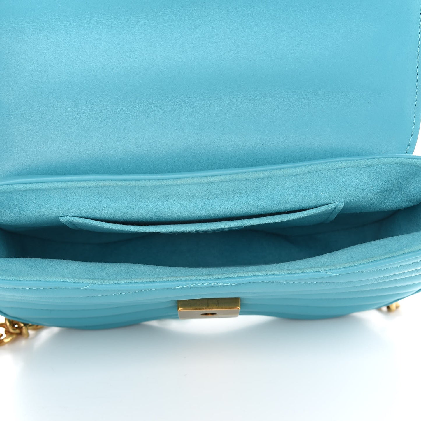 Calfskin New Wave Chain MM Malibu Green