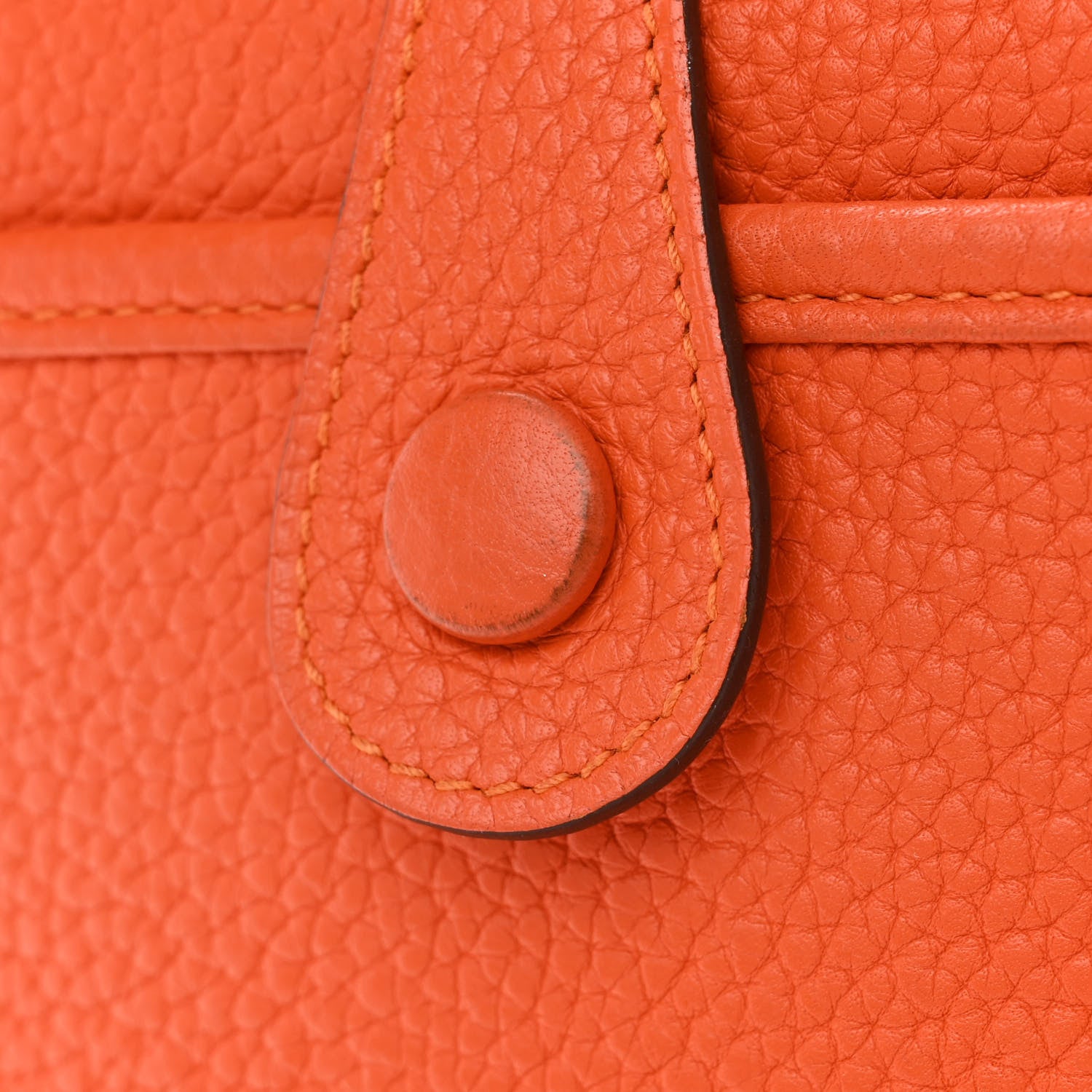 Hermes Taurillon Clemence Evelyne III PM Feu 11 of 12