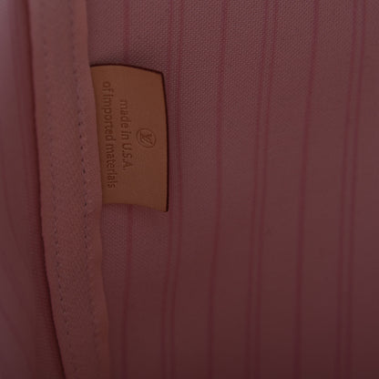 Louis Vuitton Damier Azur Neo Neverfull MM Rose Ballerine 10 of 14