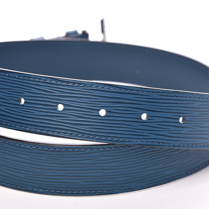 Louis Vuitton Epi 35mm Belt 90 36 Cyan 5 of 7
