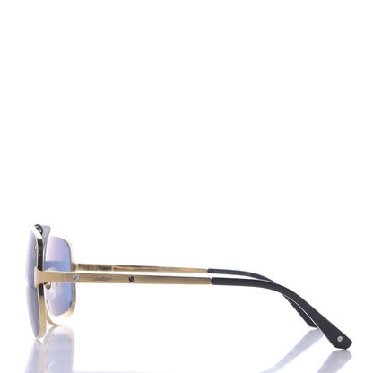 Cartier Titanium Santos De Sunglasses Gold 3 of 8