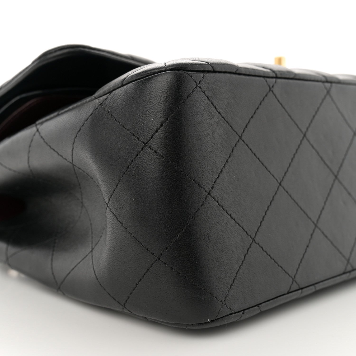 Chanel Lambskin Quilted Jumbo Double Flap Black 9 of 13