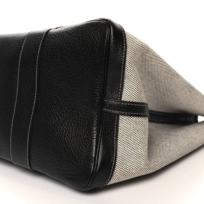Hermes Toile Negonda Garden Party 36 MM Tote Black Ecru 9 of 9