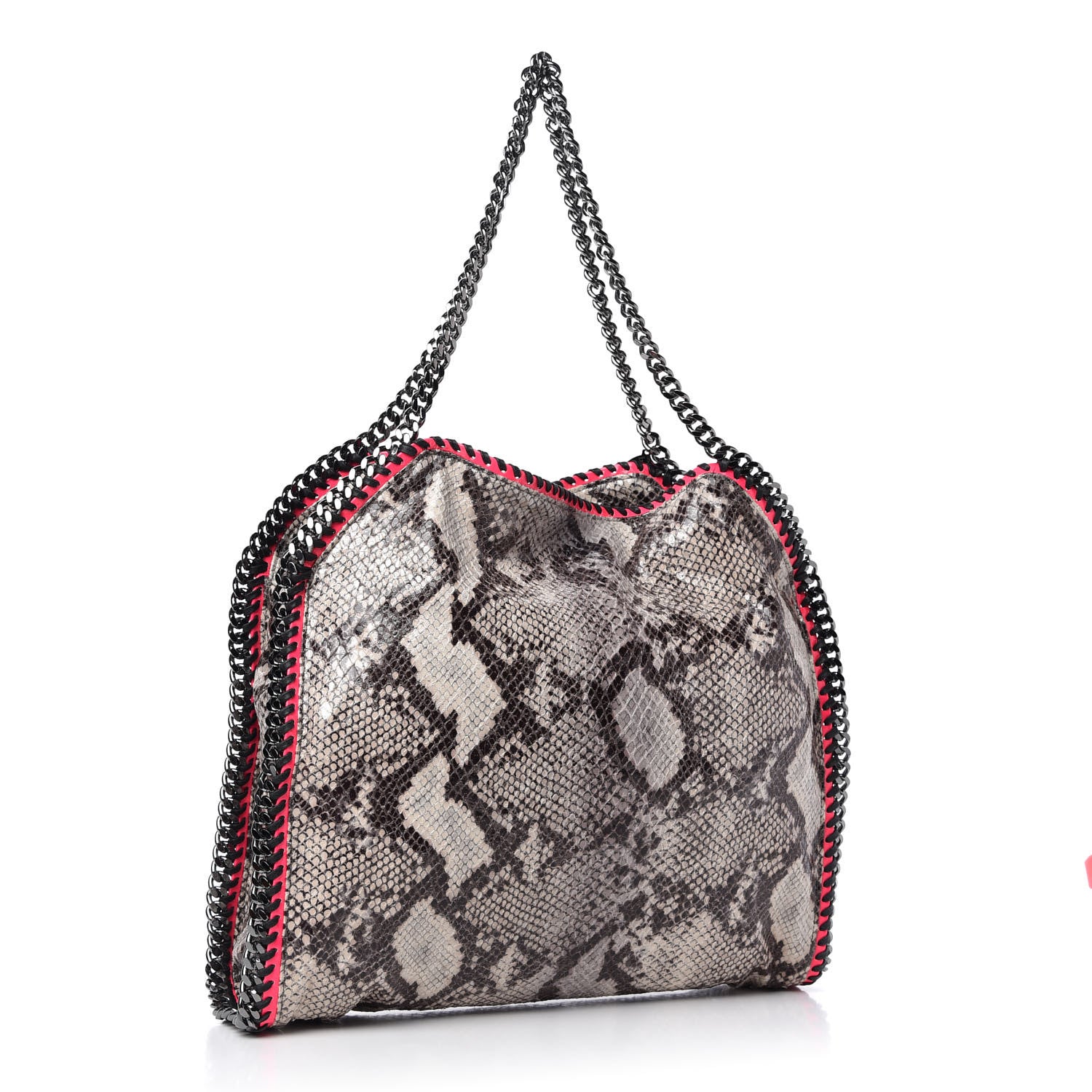Stella McCartney Eco Python Small Falabella Tote Chalk Pink 3 of 9