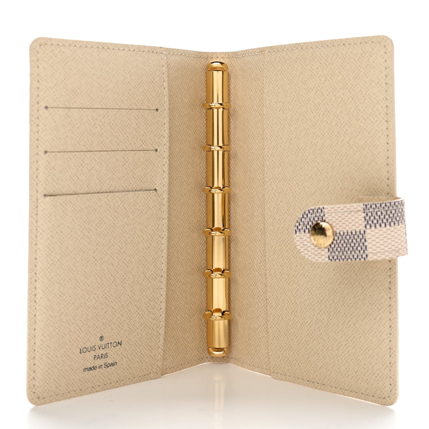 Damier Azur Small Ring Agenda Cover