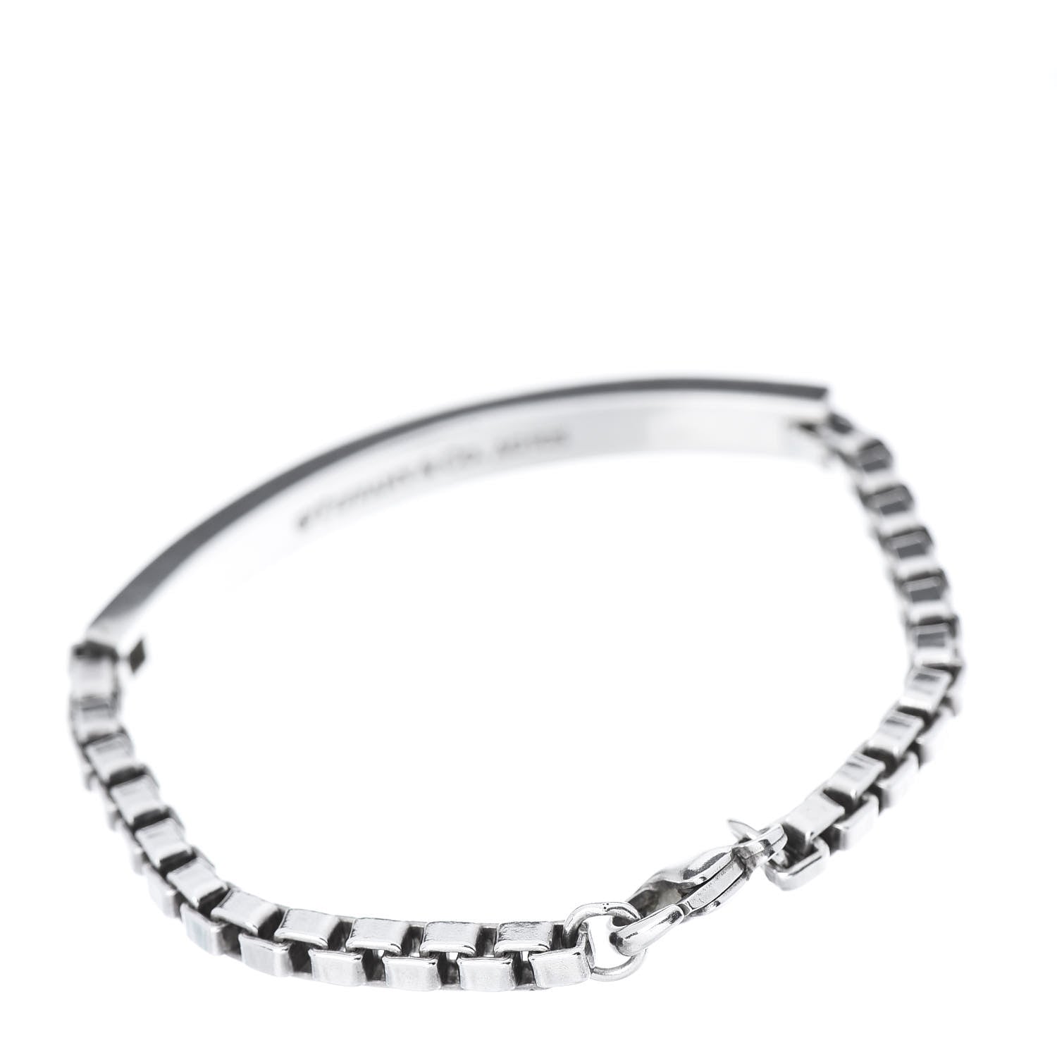 Tiffany Sterling Silver Venetian Link ID Bracelet 3 of 6
