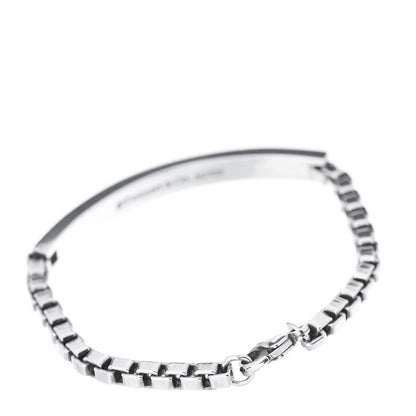 Tiffany Sterling Silver Venetian Link ID Bracelet 3 of 6
