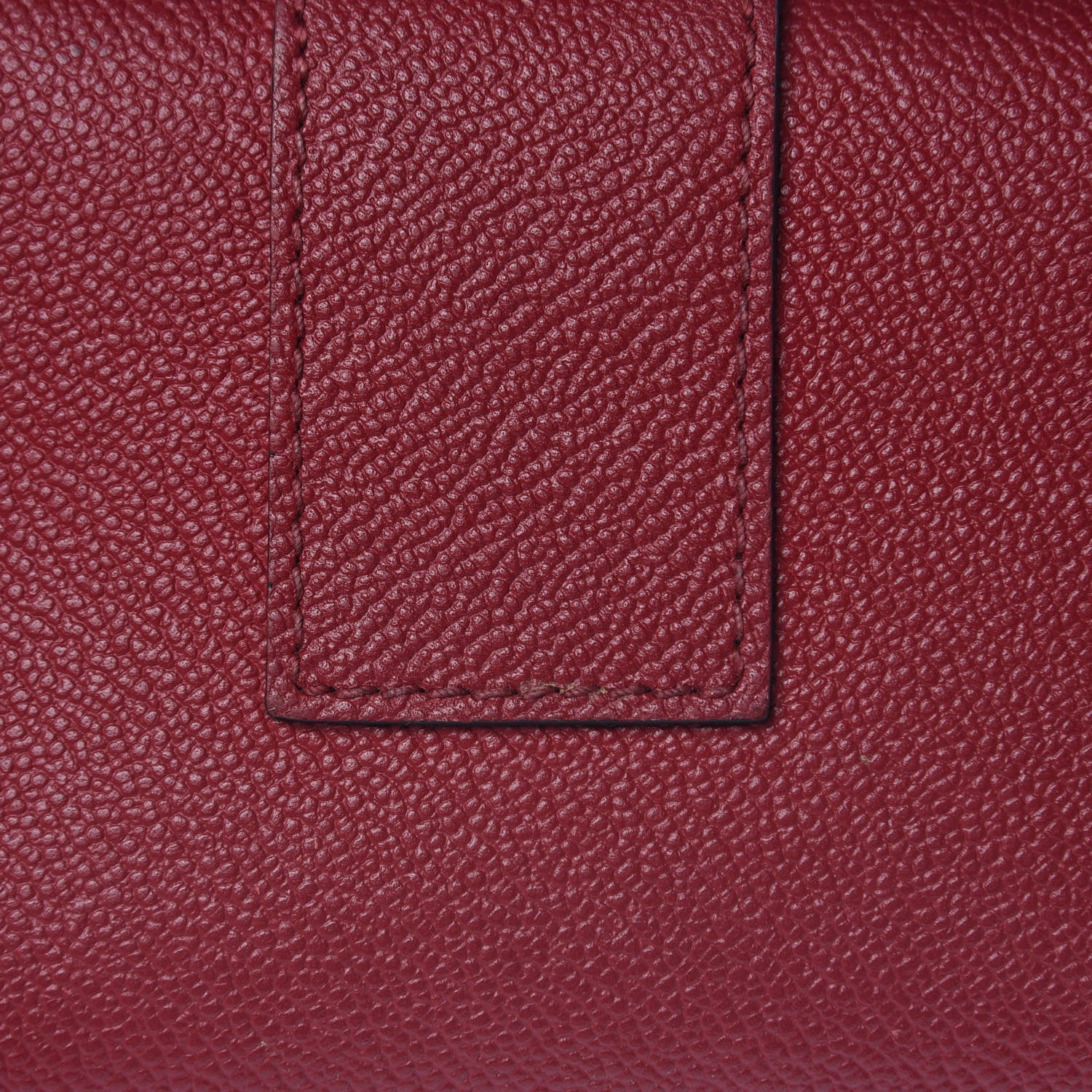 Burberry Grainy Leather Buckle Detail Flap Wallet Red 11 of 11