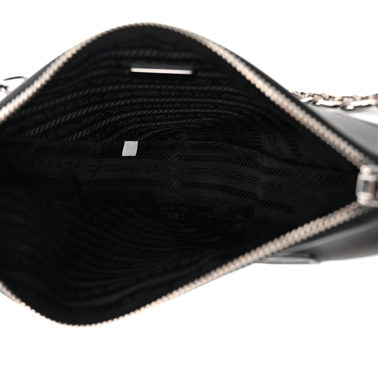 Grace Lux Triangle Logo Embossed Mini Triangle Bag Black