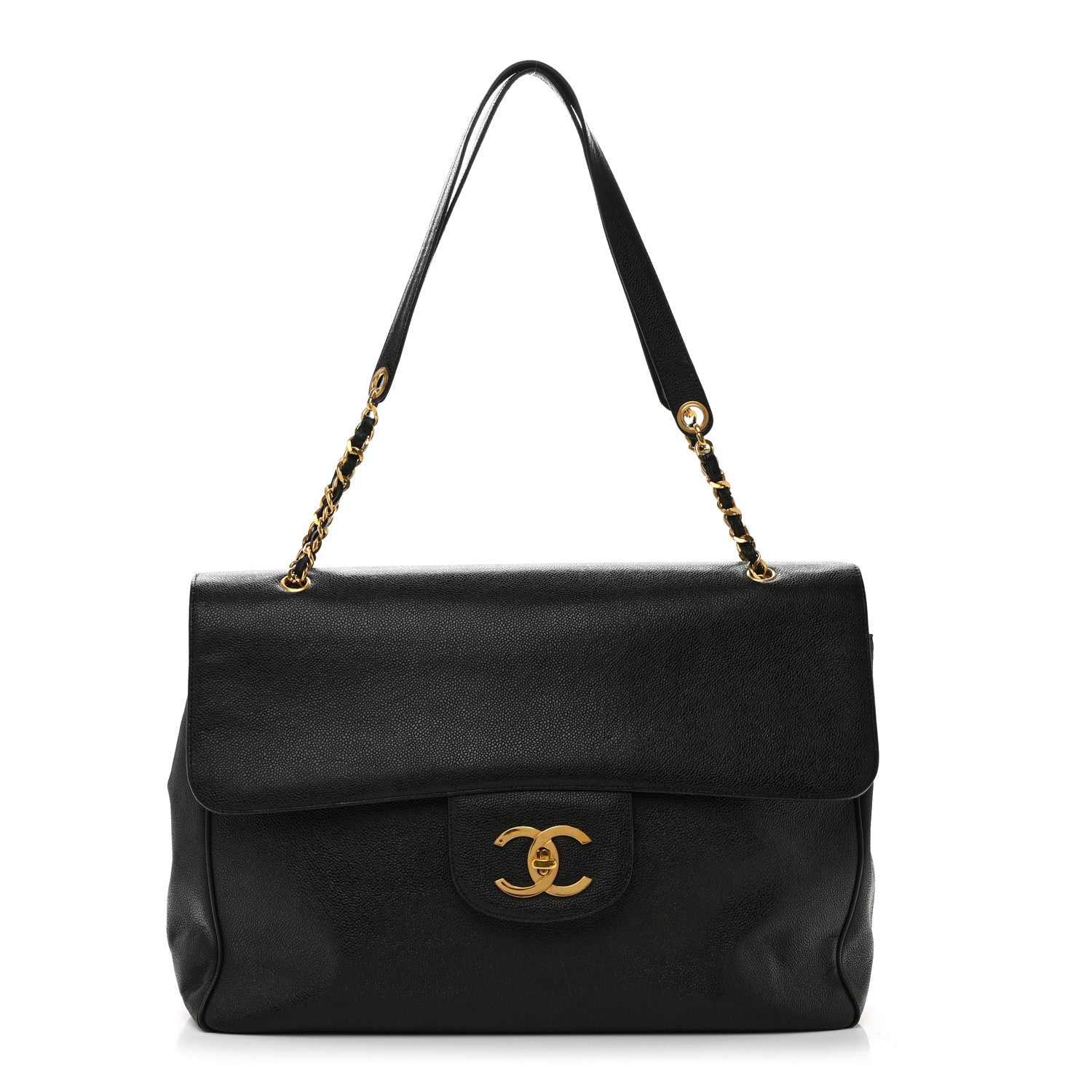 Chanel Caviar Flap XL Shoulder Bag Black 1 of 10