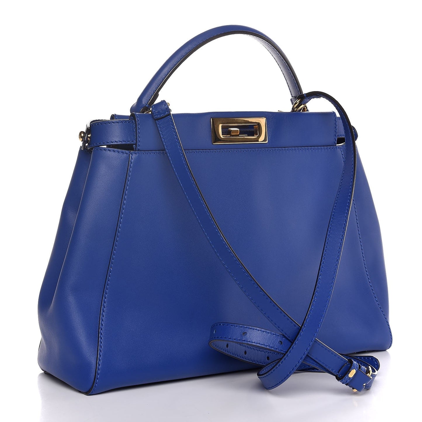 Vitello Morgan Fabric Jacquard Pequin Medium Peekaboo Iconic Satchel Blue Neon Tobacco