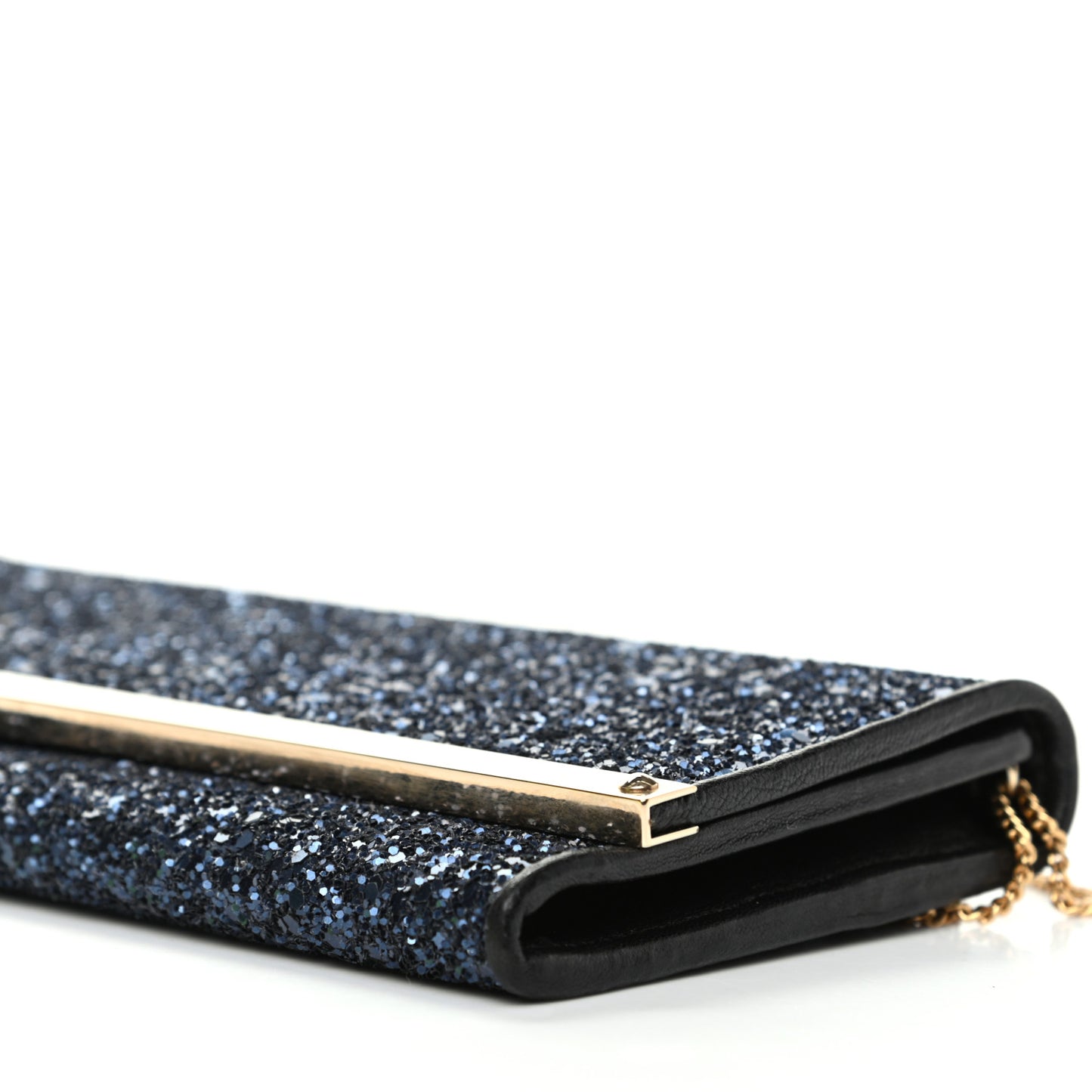 Glitter Milla Wallet on Chain Navy