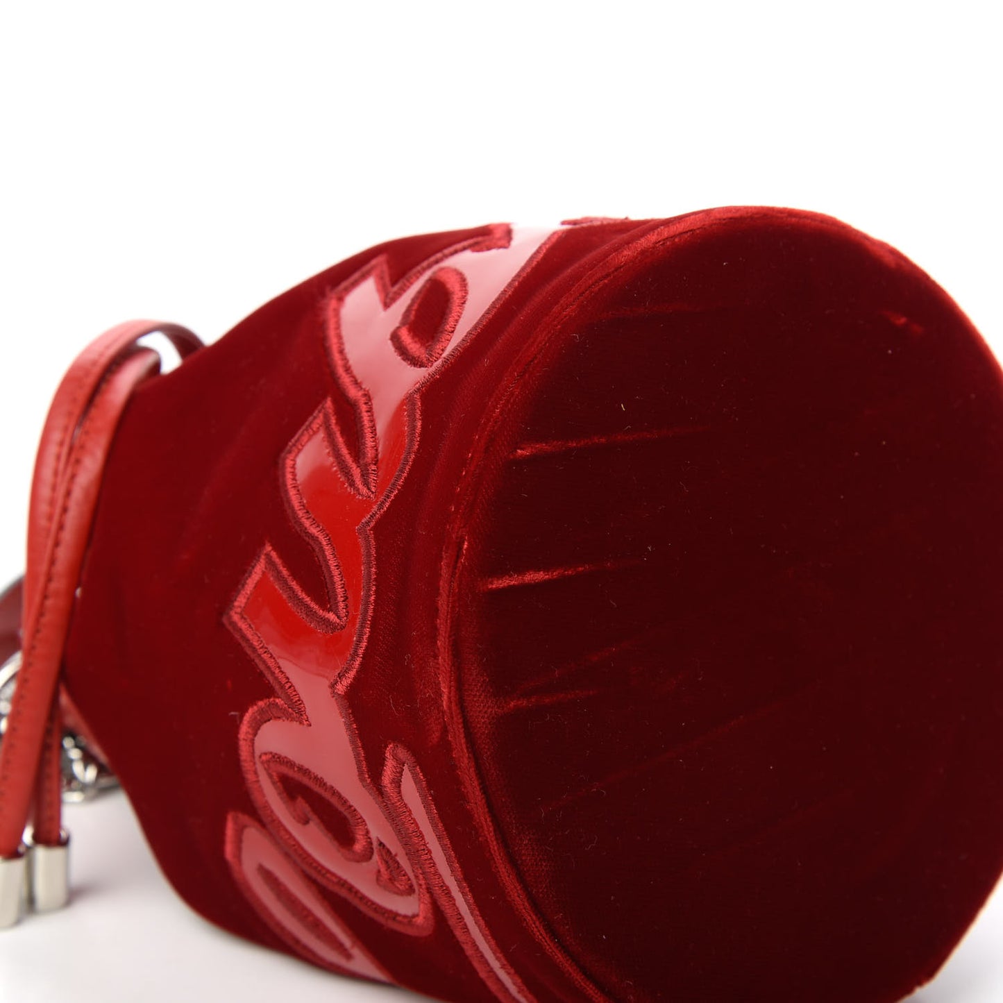 Patent Velvet Marie Jane Bucket Loubi