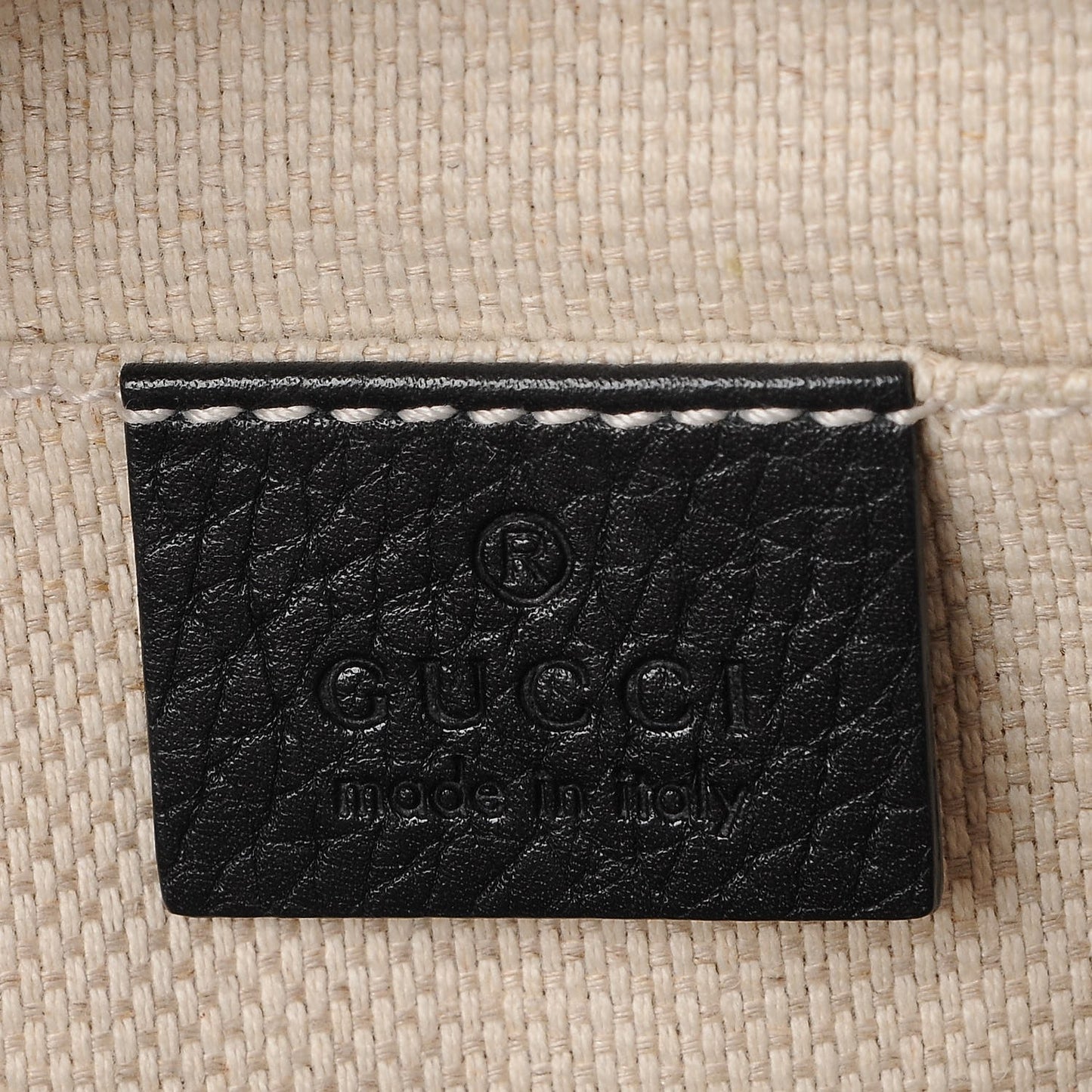 Pebbled Calfskin Small Soho Disco Bag Black