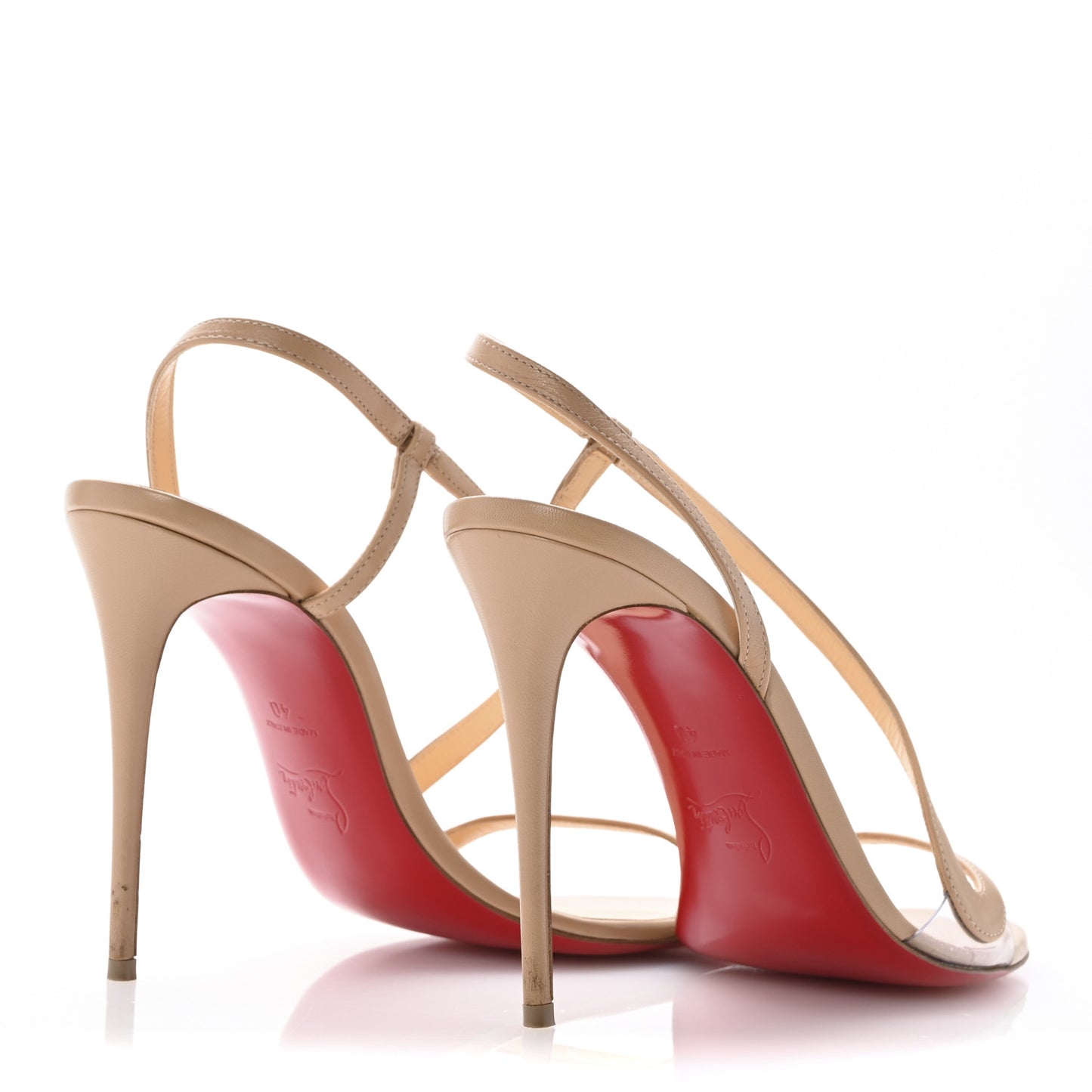 Nappa Rosalie 100 Sandals 40 Nude