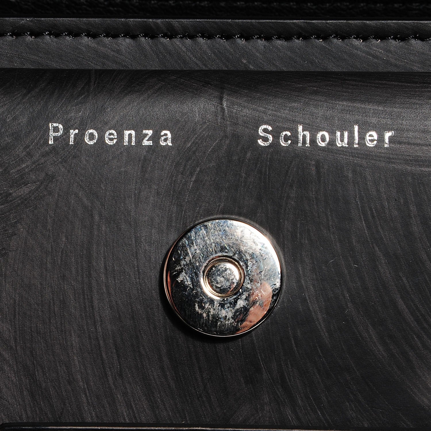 Proenza Schouler Smooth Chalkboard Calfskin PS11 Mini Classic Shoulder Bag Dark Grey 5 of 8