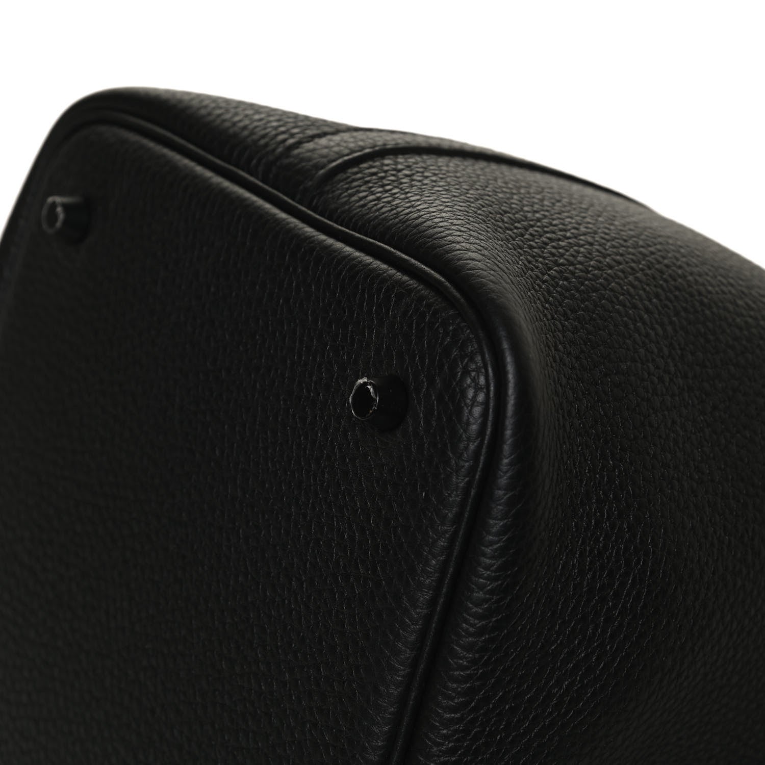 Hermes Taurillon Clemence Monochrome Picotin Lock 22 MM Black 8 of 11