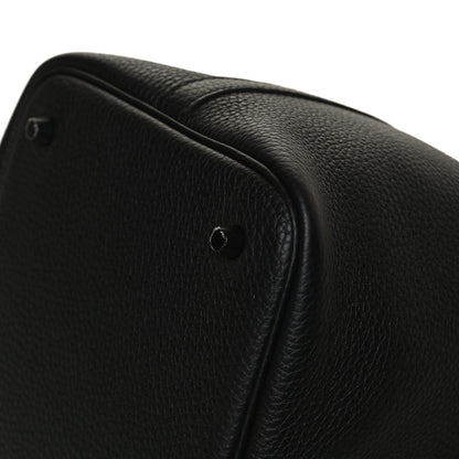 Hermes Taurillon Clemence Monochrome Picotin Lock 22 MM Black 8 of 11
