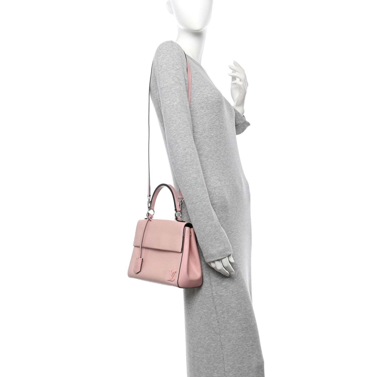 Louis Vuitton Epi Cluny BB Rose Ballerine 2 of 15