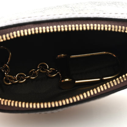 Gucci GG Supreme Monogram Web Ophidia Dome Key Pouch Beige New Acero 5 of 7