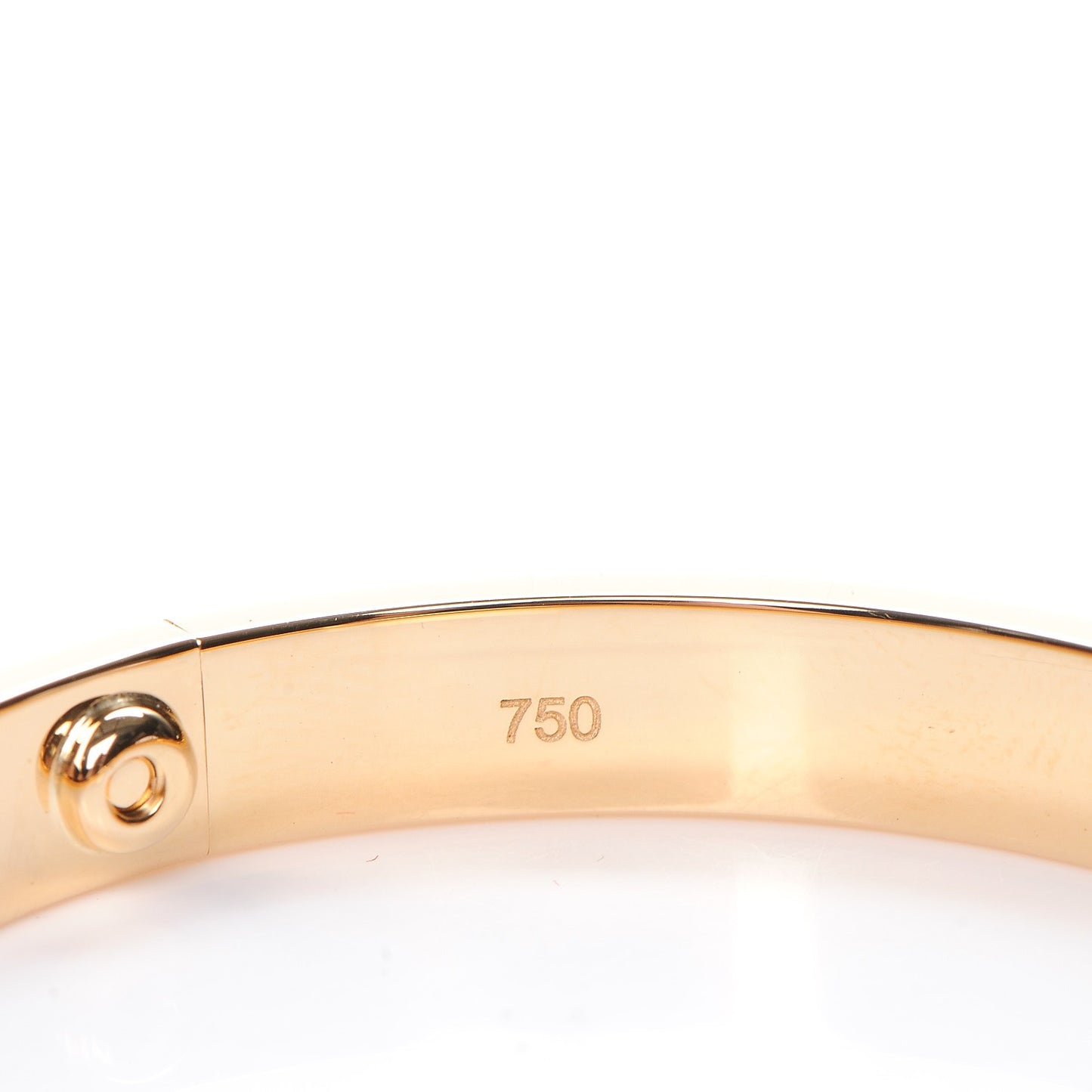 18K Yellow Gold LOVE Bracelet 17