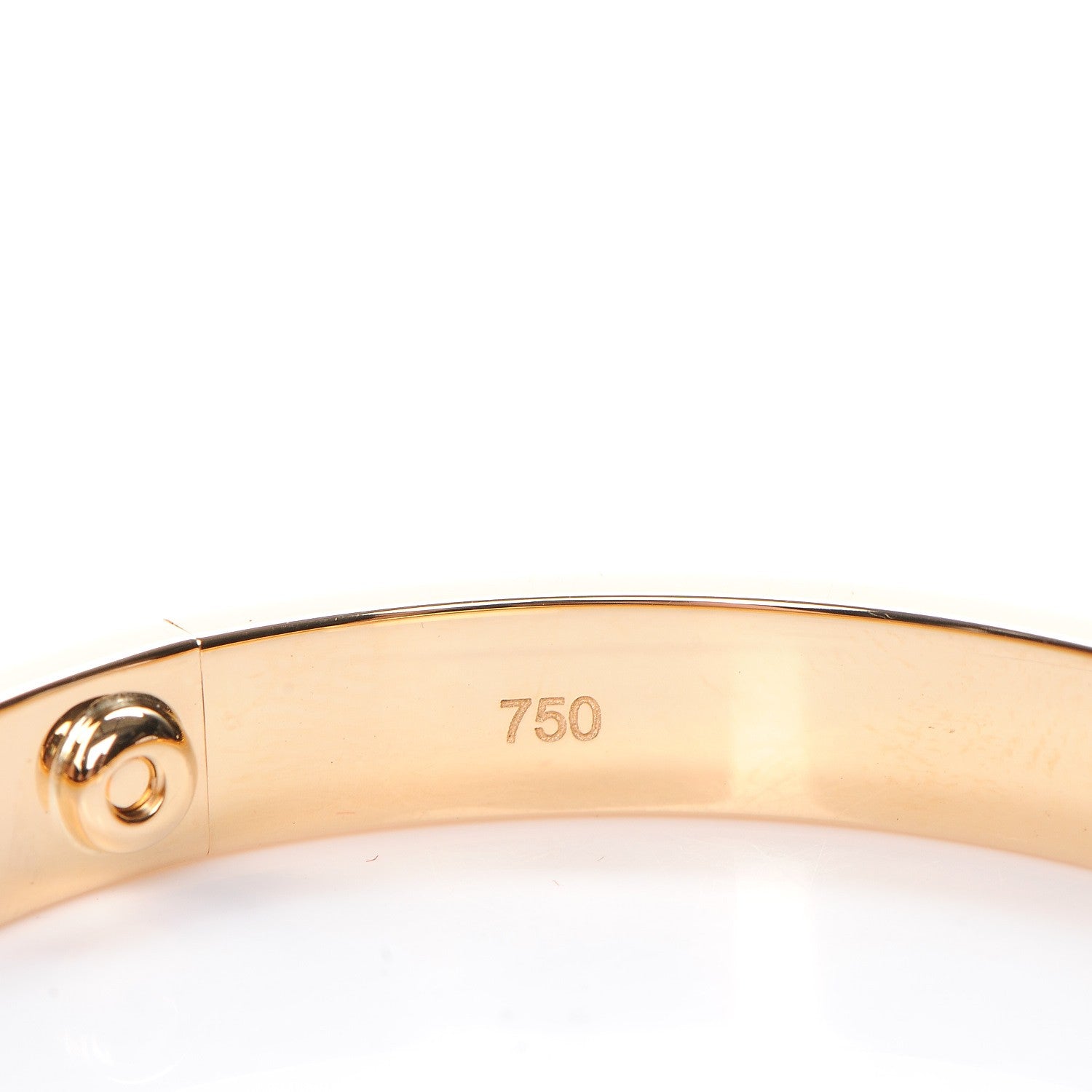 Cartier 18K Yellow Gold LOVE Bracelet 17 7 of 8