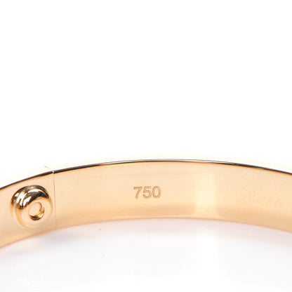 Cartier 18K Yellow Gold LOVE Bracelet 17 7 of 8