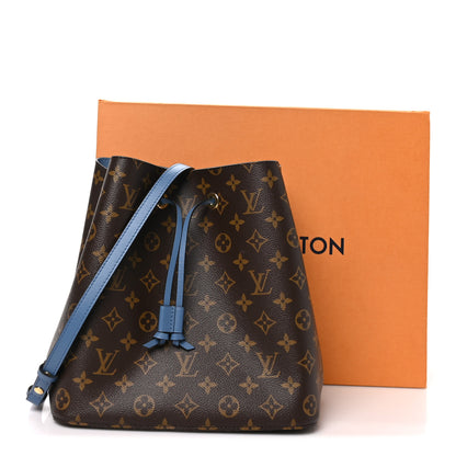 Louis Vuitton Monogram Neonoe MM Blue Jean 9 of 9
