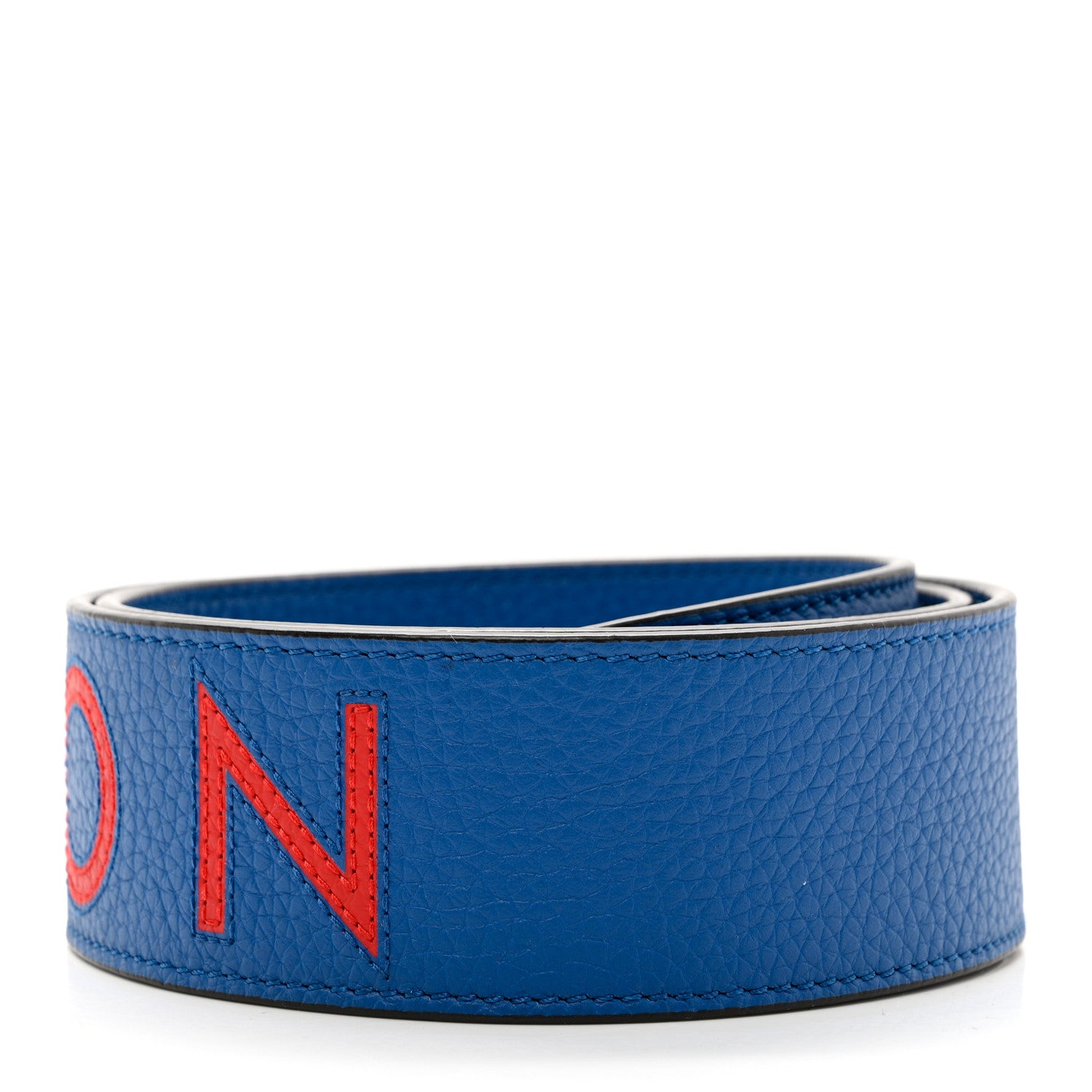 Louis Vuitton Taurillon Bandouliere Shoulder Strap Blue 2 of 3
