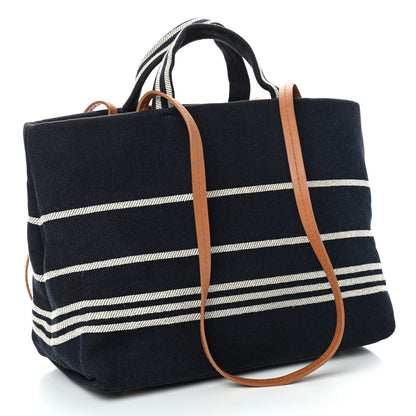 Chanel Denim Large Shopping Tote Blue 3 of 9